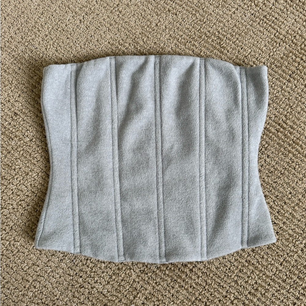 SKIMS Gray Tube Top